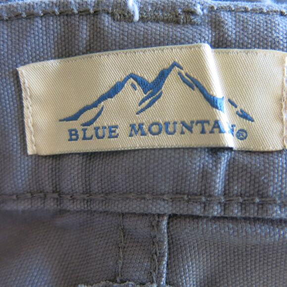 BLUE MOUNTAIN *NWT* Canvas Work Uniform Pants Size 38x30 Men's Relaxed Fit Gray - Picture 8 of 9